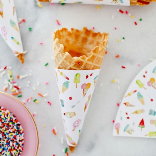 سفارش-کاور-کاغذی-بستنی-قیفی